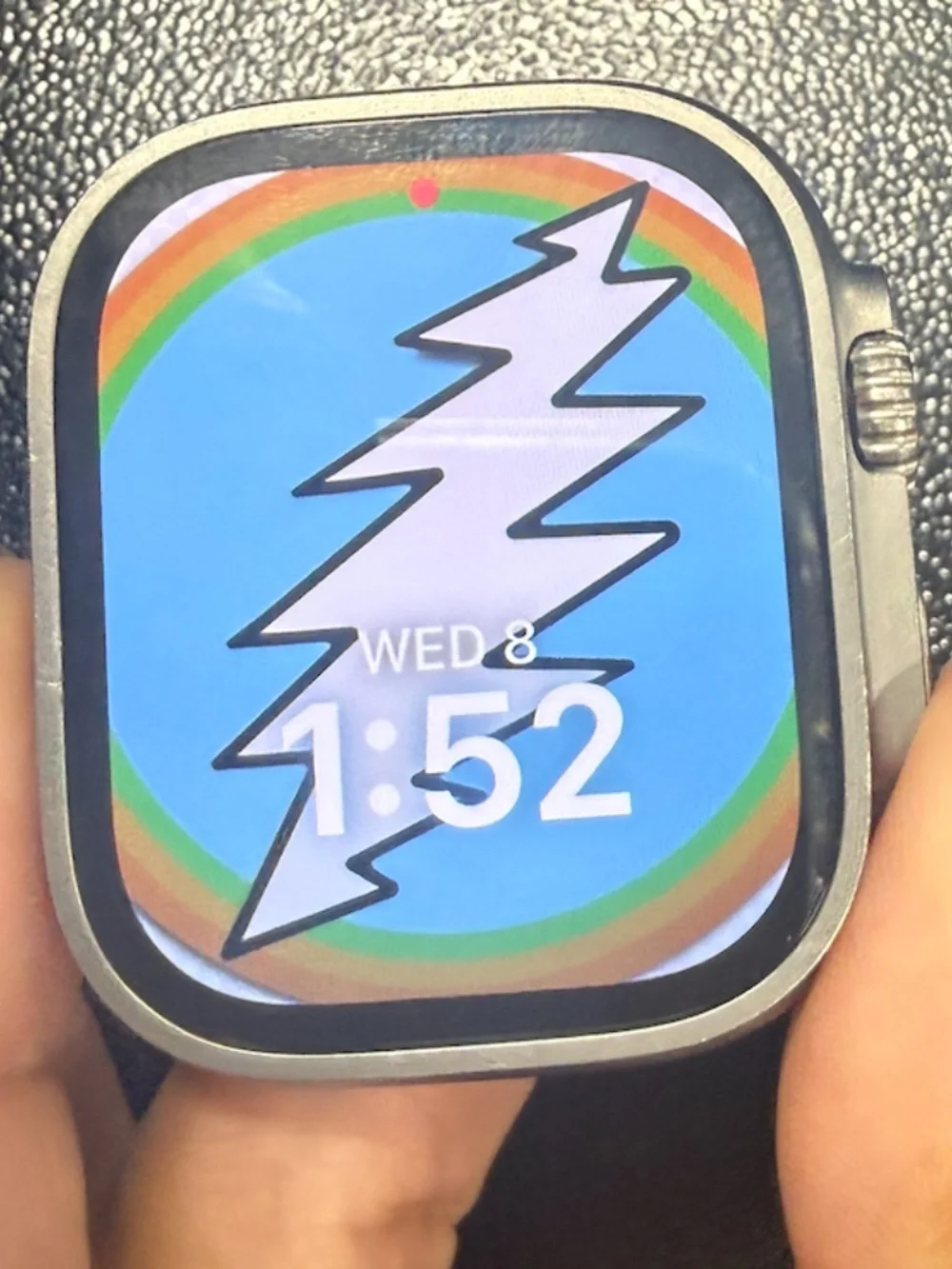 APPLE ULTRA 2 Silver Titanium case and Orange Crown Accent - 49mm